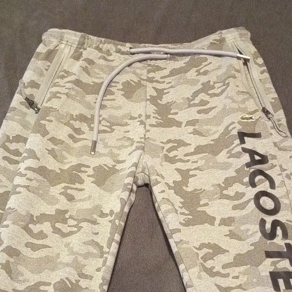 Men's Large Grey Army Camo Lacoste Sweat suit - Picture 8 of 13